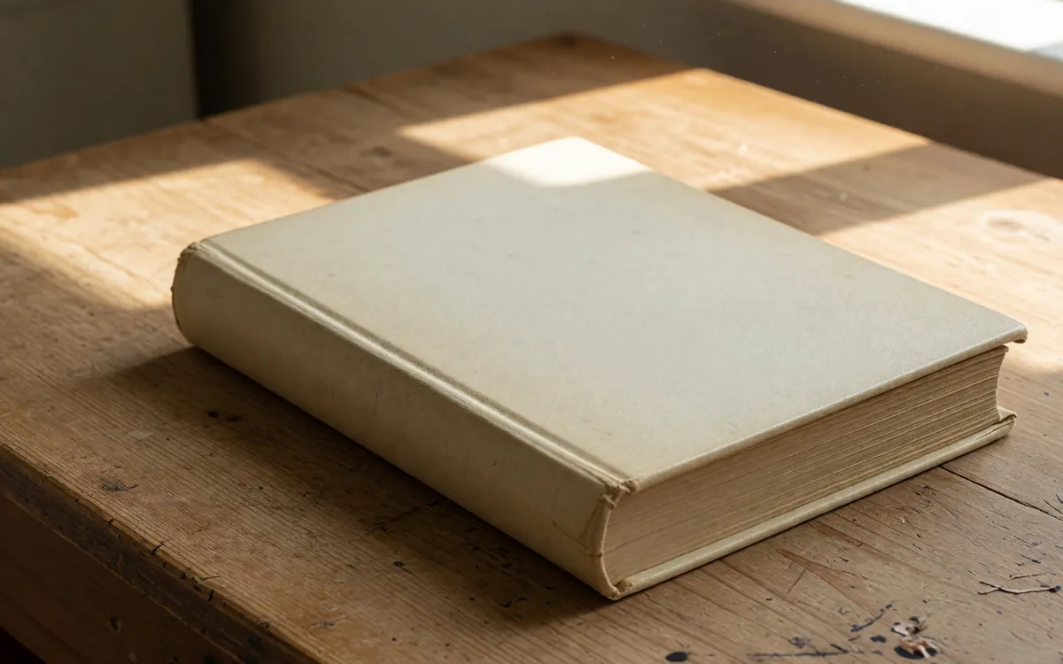 An empty care directory on a wooden desk
